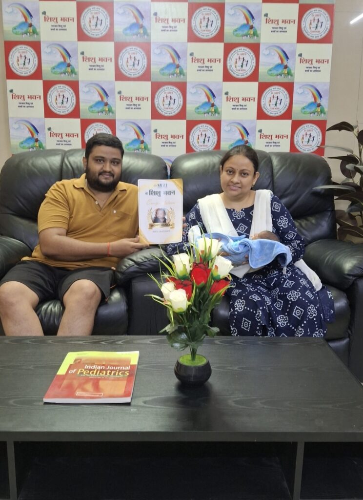 850 ग्राम के 28 सप्ताह में जन्मे प्रीमैच्योर नवजात को मिला नया जीवनश्री शिशु भवन हॉस्पिटल में फिर गूंजी किलकारी
